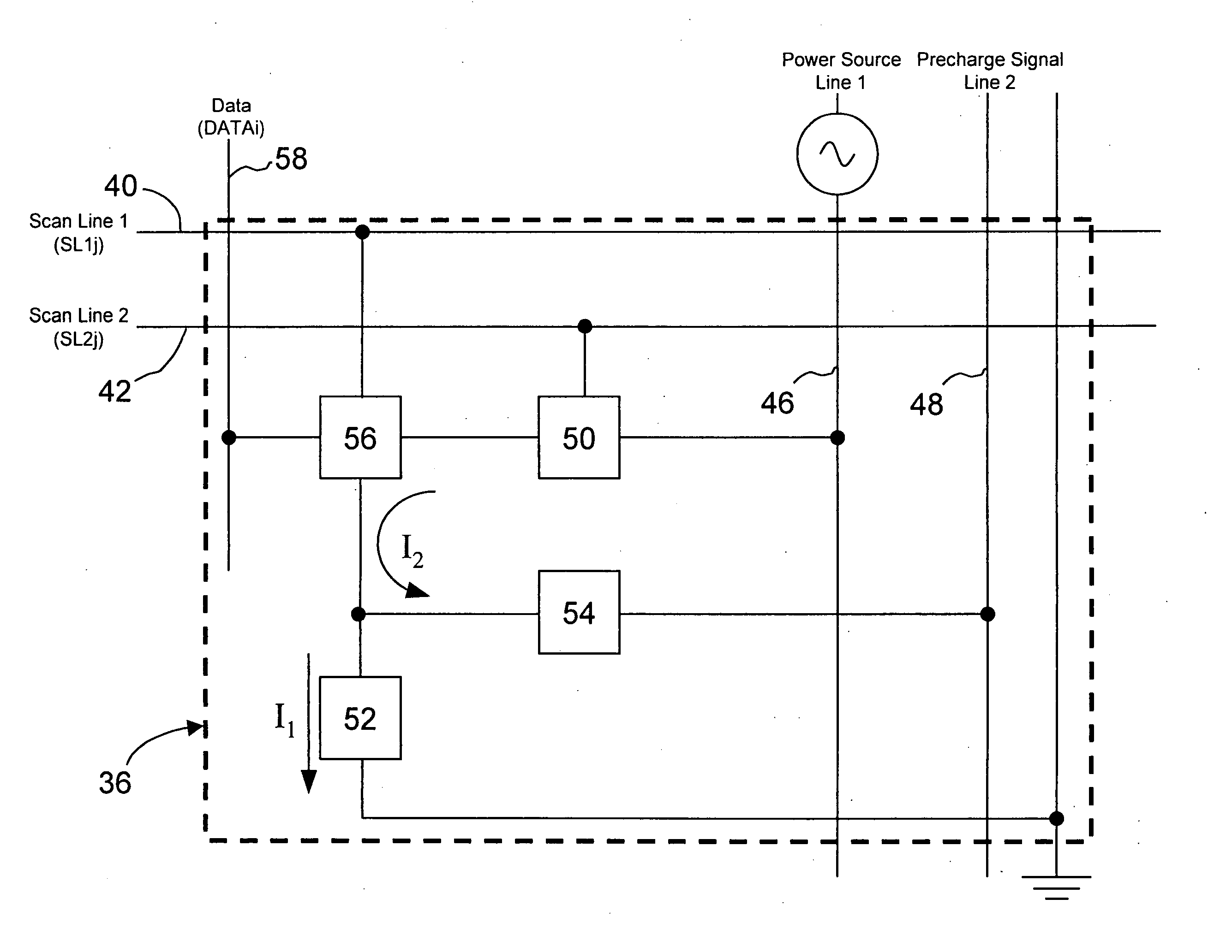 Organic light emitting diode circuit having voltage compensation function and method for compensating