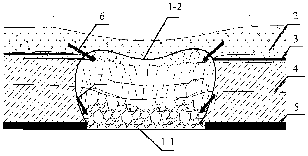 Roof water control method based on presplitting and grouting modification