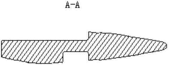 Externally-mounted transition beam of airplane wing