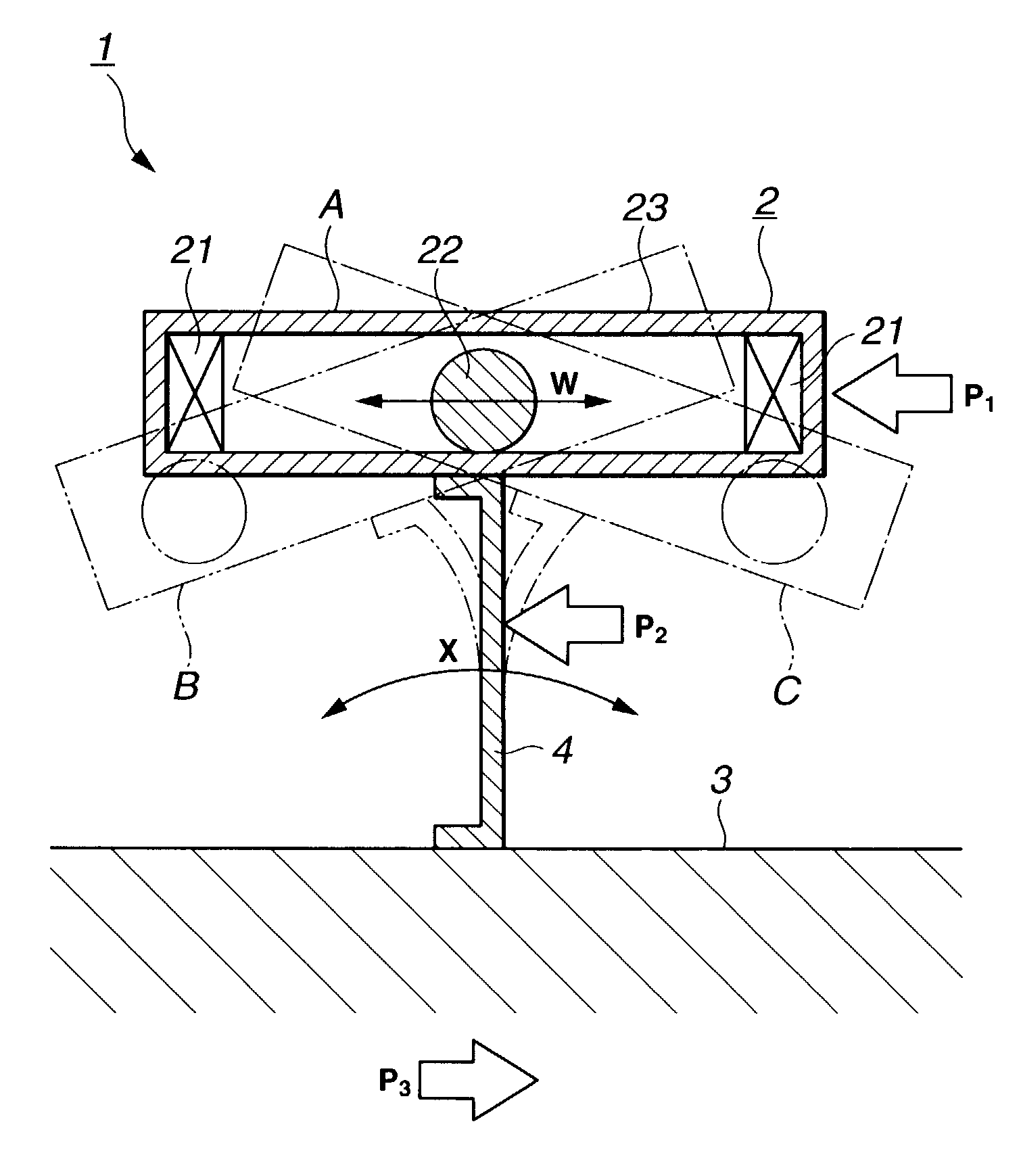 Oscillating-type generator