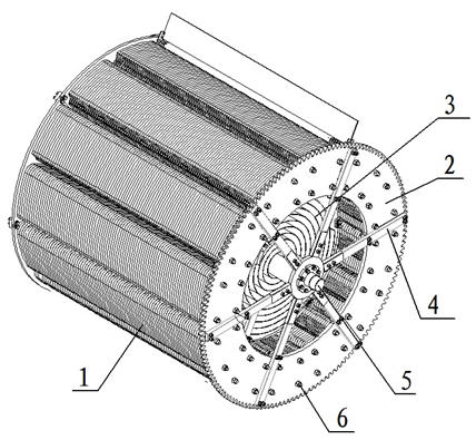 Self-aerated biofilm reactor and sewage treatment system applying same