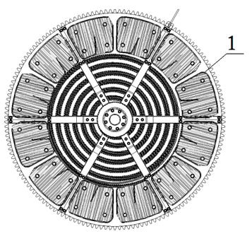 Self-aerated biofilm reactor and sewage treatment system applying same