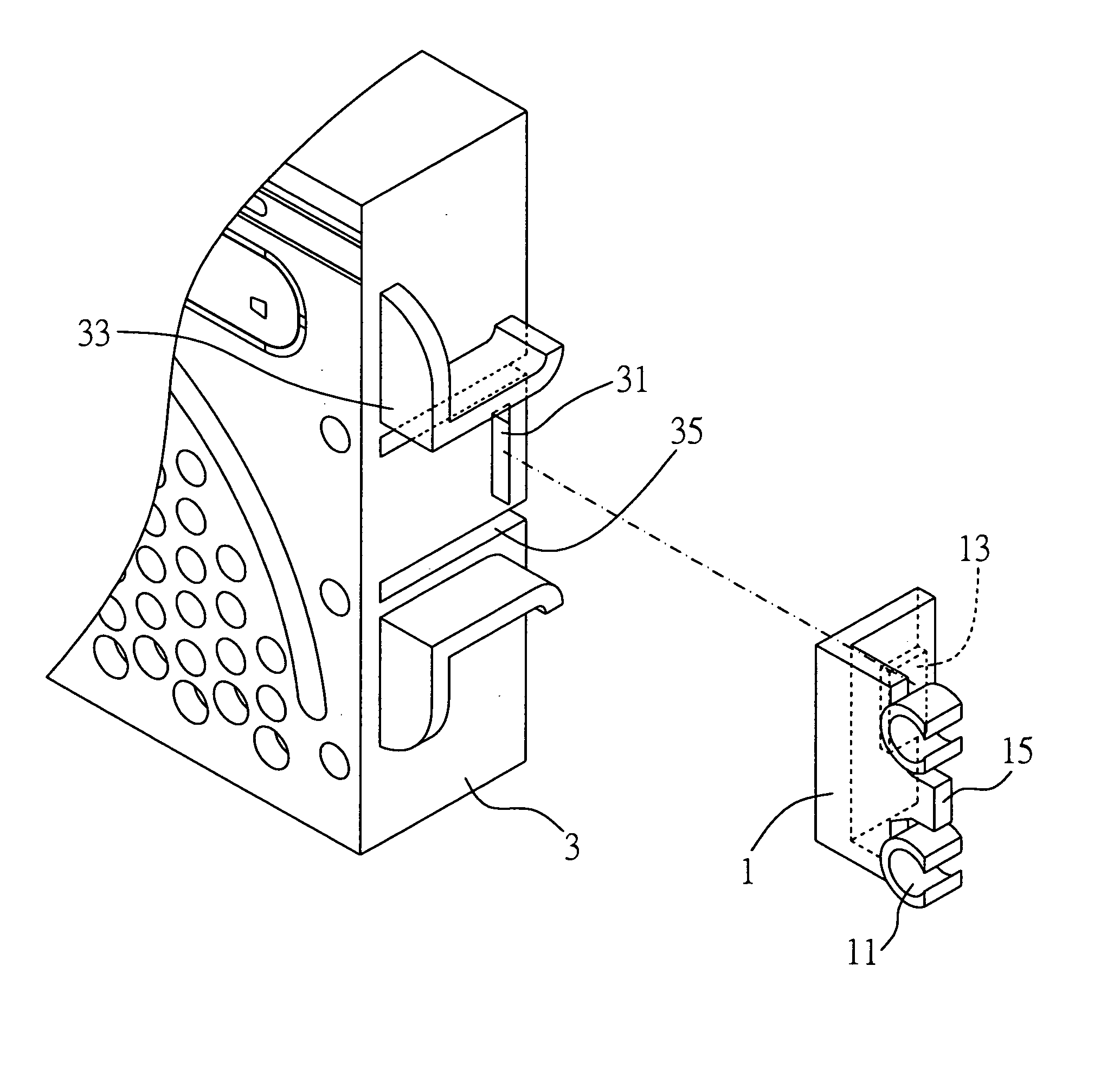 Panel fixing structure