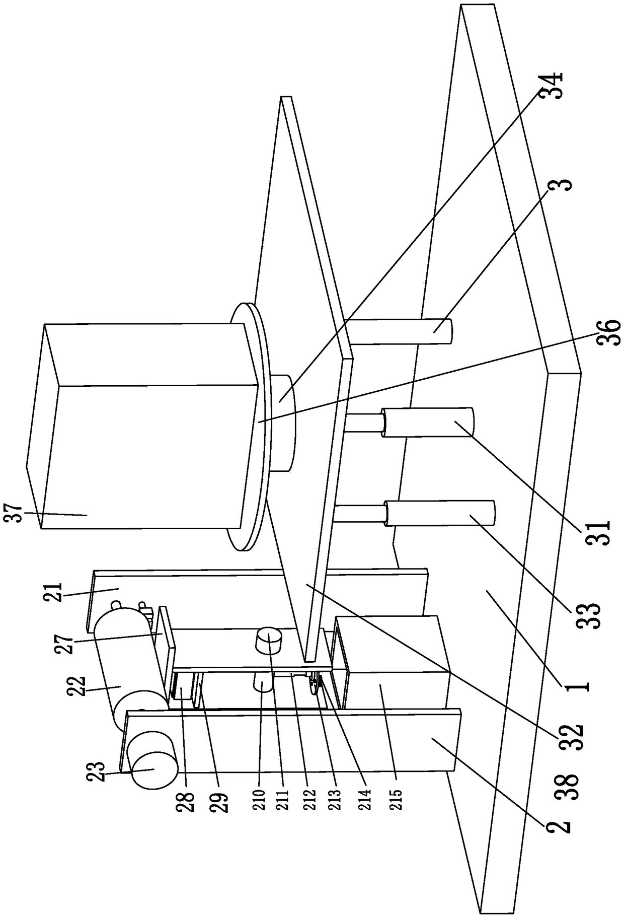 Constant-temperature and constant-humidity machine identification pasting machine