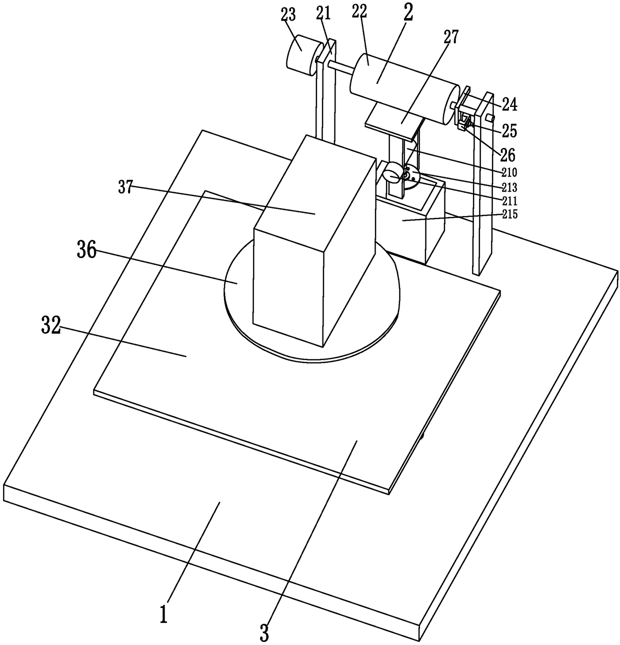 Constant-temperature and constant-humidity machine identification pasting machine