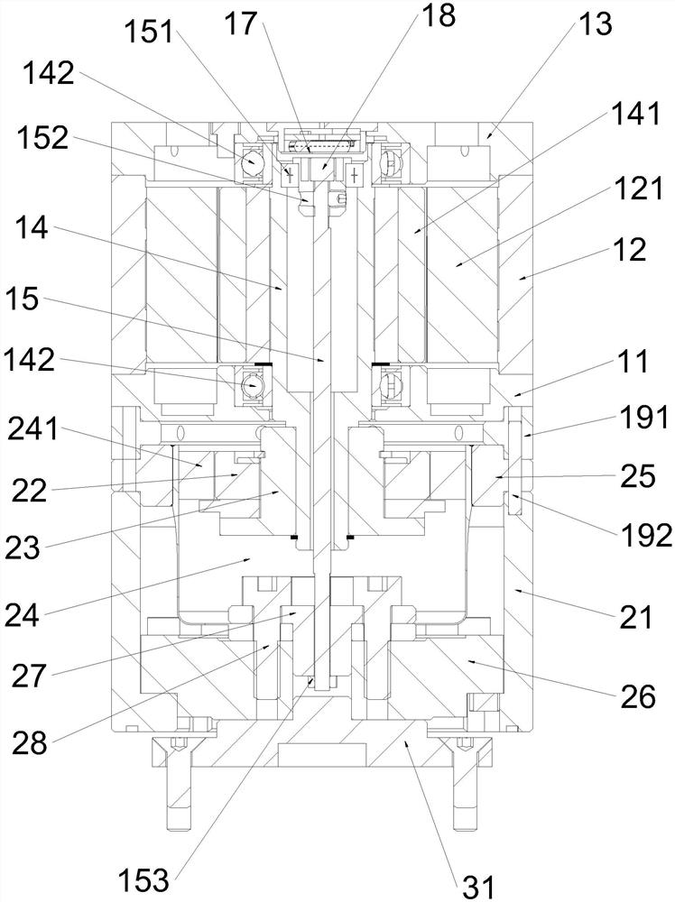 Absolute position type multi-legged robot servo steering engine