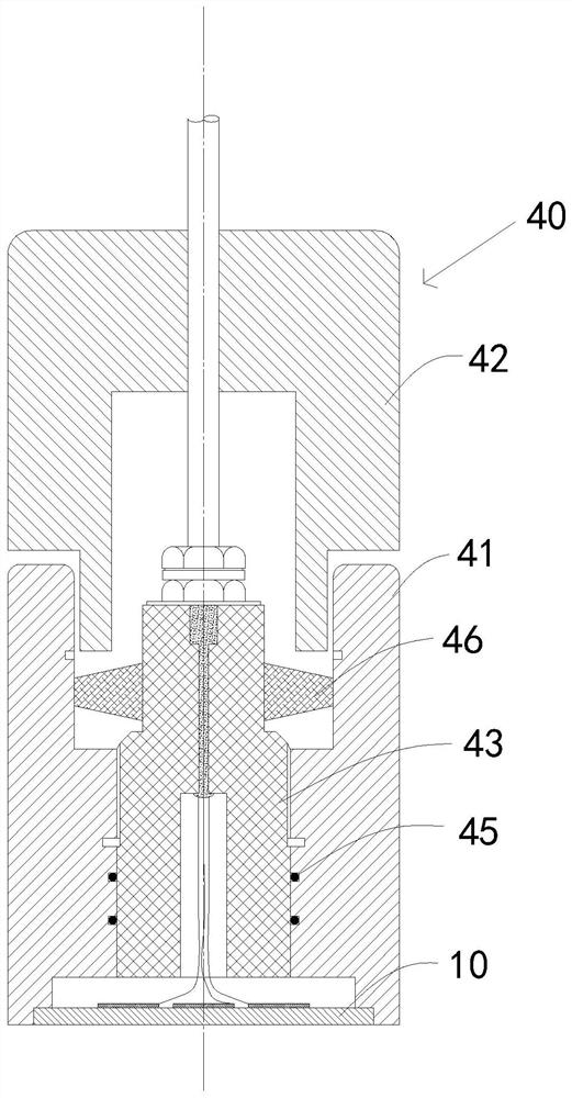 Monitoring probe, system and method for corrosion damage of pressure pipeline