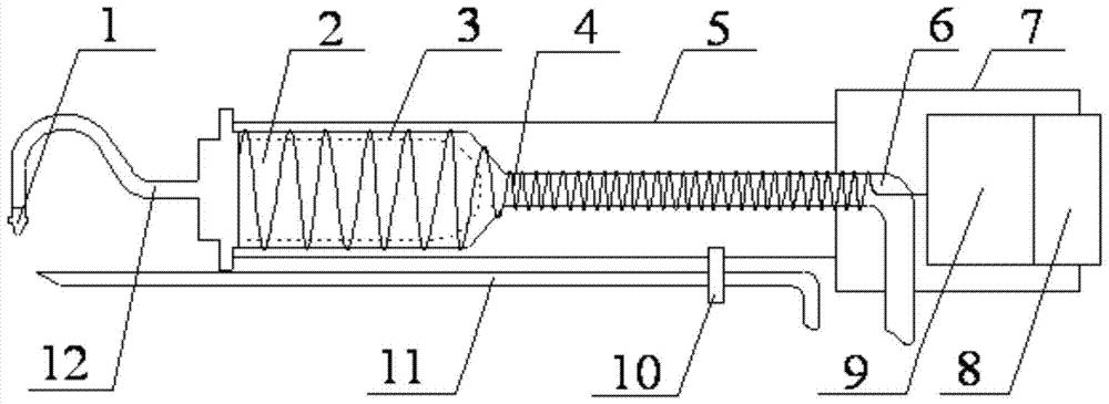 A smoke and dust heating sampling gun