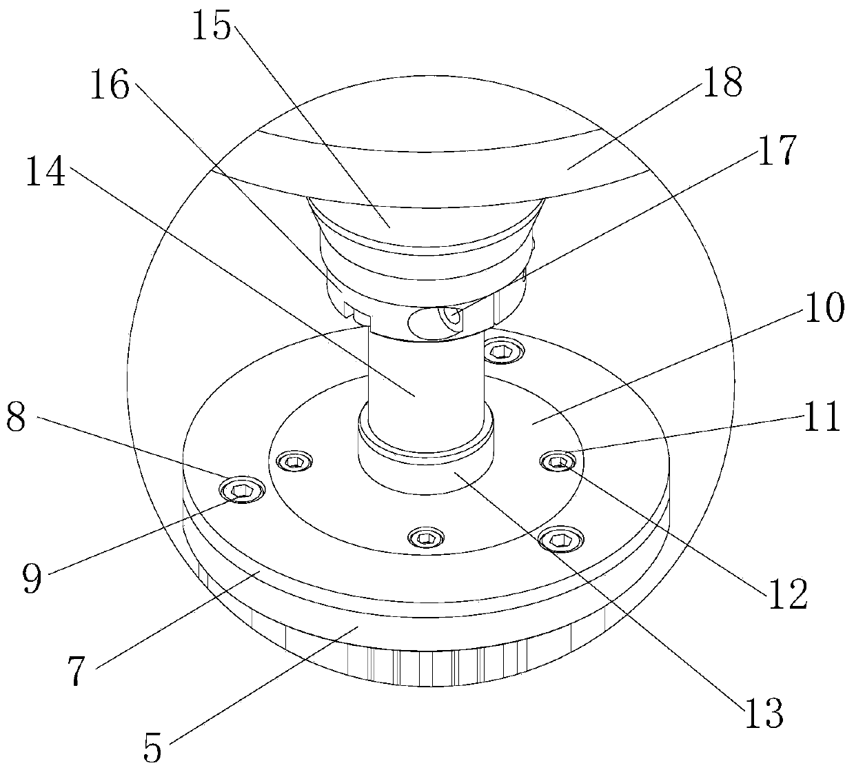 Lifting machine with protection structure