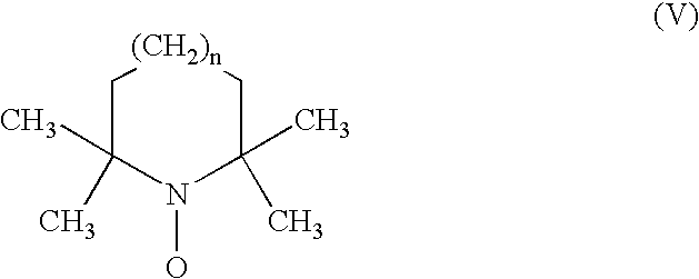 Process for the separation of organic nitrosonium and/or hydroxylamine compounds by means of cation exchange resins and recovery and oxidation processes based thereon