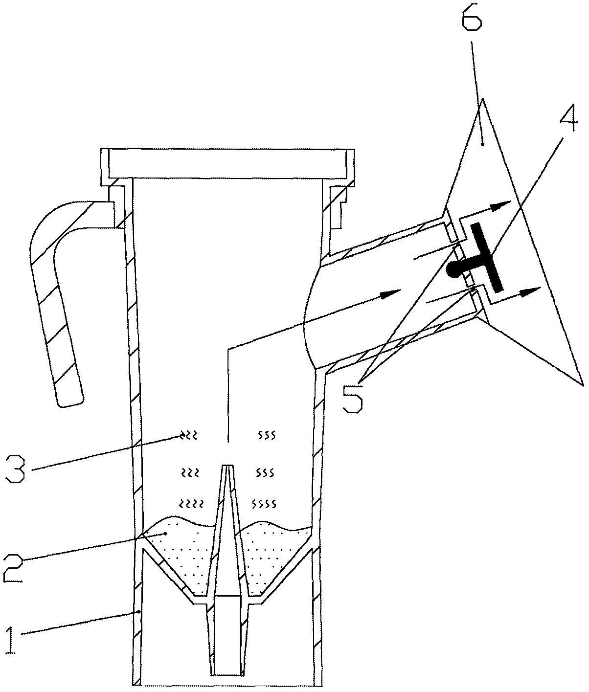 Method and device for realizing atomization inhalation synergism through high-sensitivity medicine-saving air bag