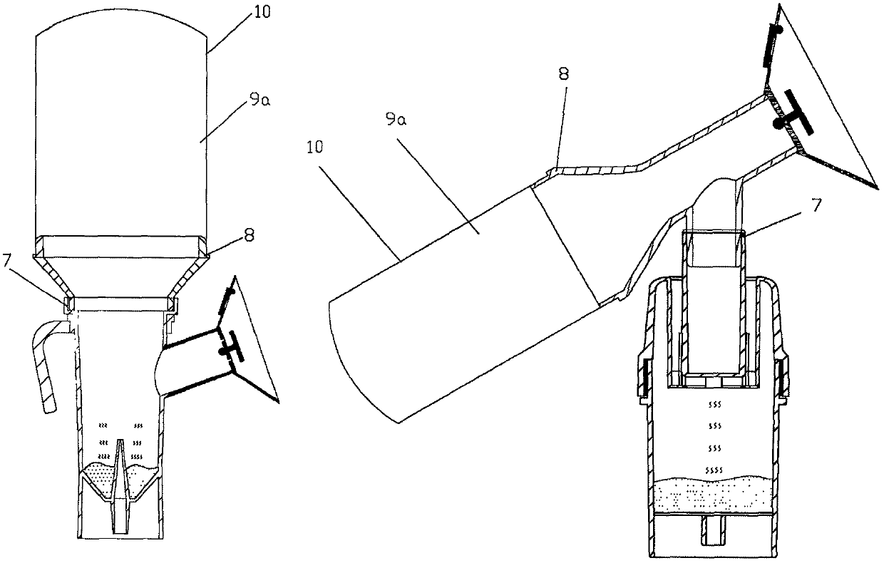 Method and device for realizing atomization inhalation synergism through high-sensitivity medicine-saving air bag