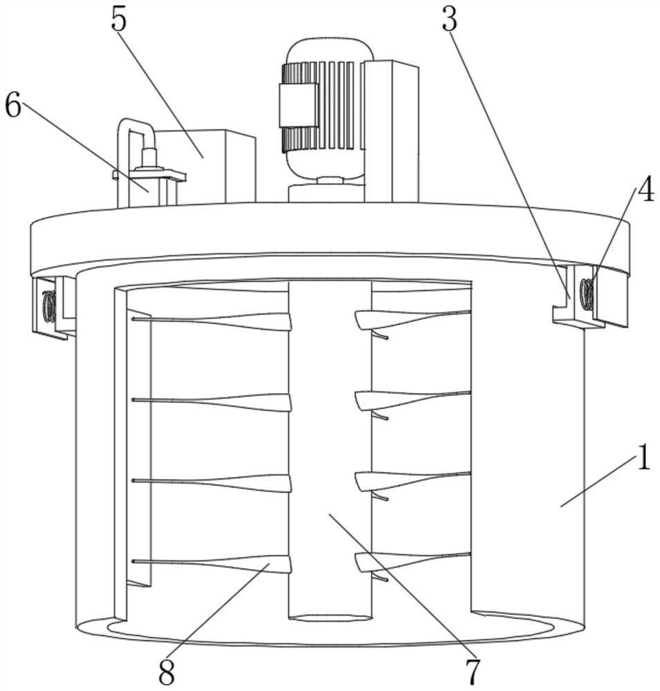 Kneading device for producing calcium stearate