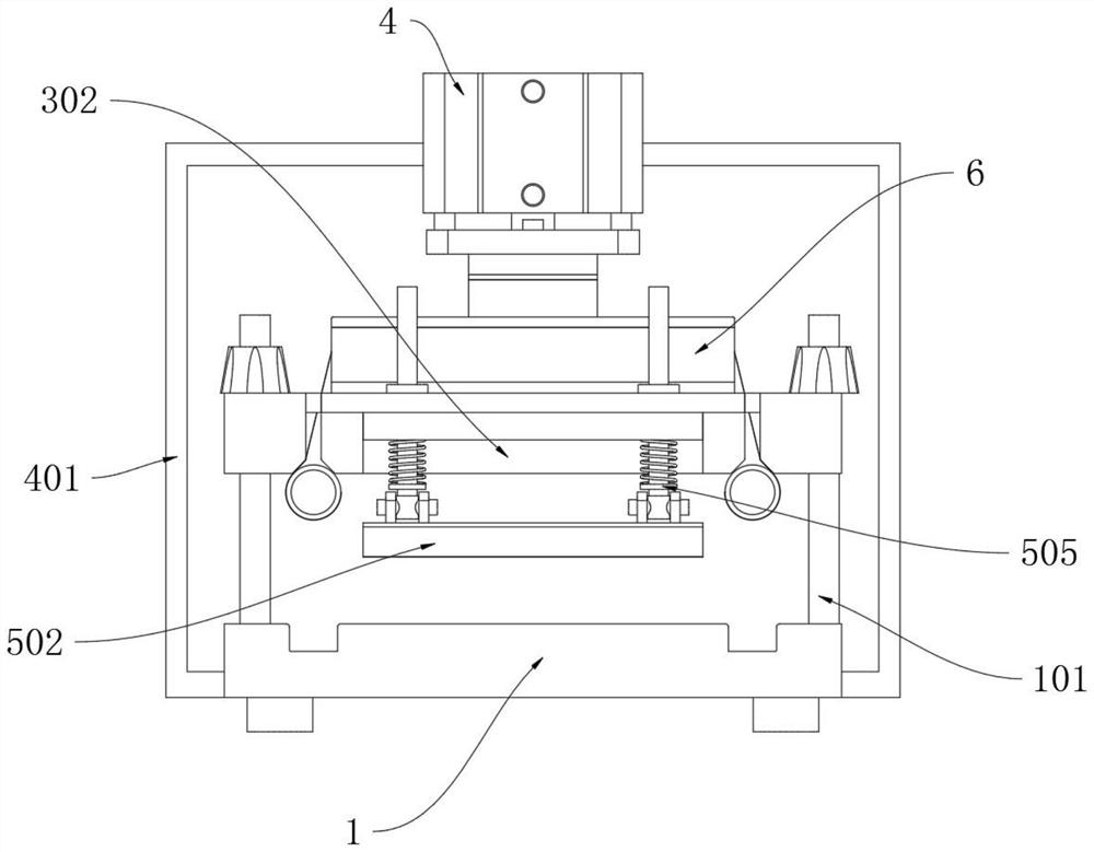 Hot pressing device for plate splicing for furniture production