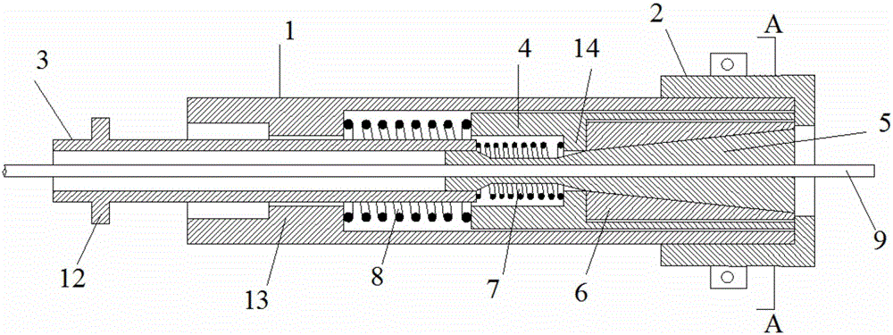 Fabricated adjustable carbon fiber reinforced plastic (CFRP) cable anchoring tool