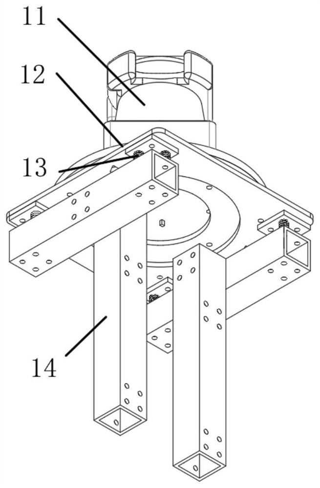 Eight-degree-of-freedom disc type brushless motor driven quadruped robot