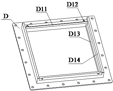 A test device and method for measuring the flow coefficient of the inlet hole of the flame cylinder