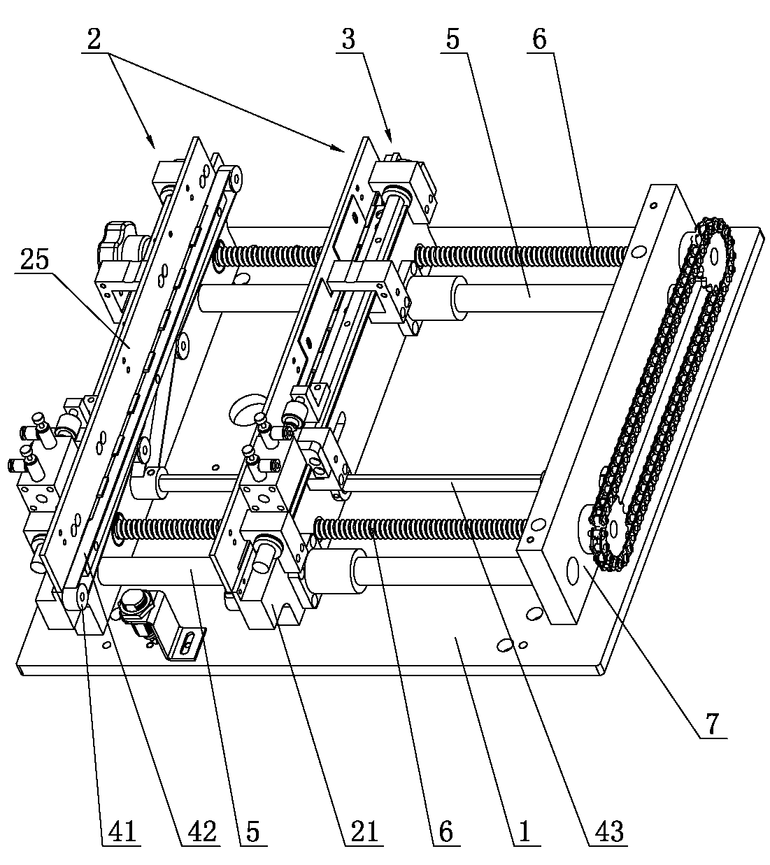 One-by-one bi-directional feeding device for PCBs