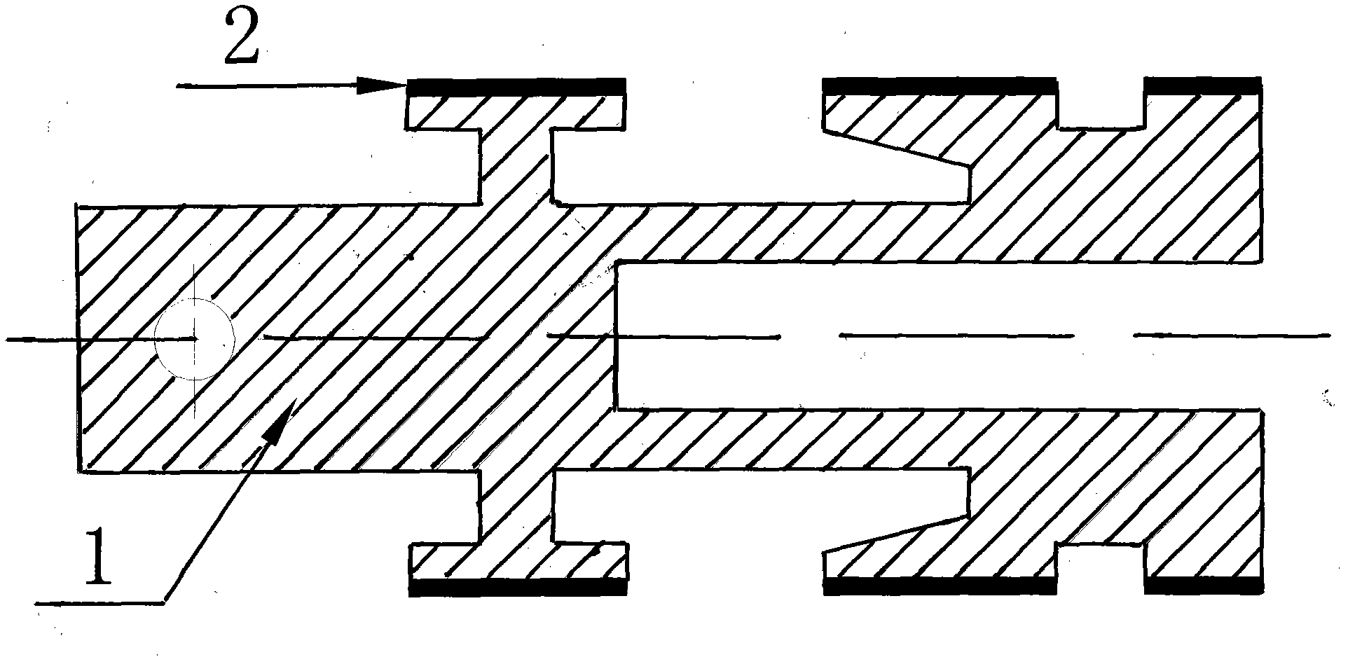 Laser cladding repairing method of piston rod