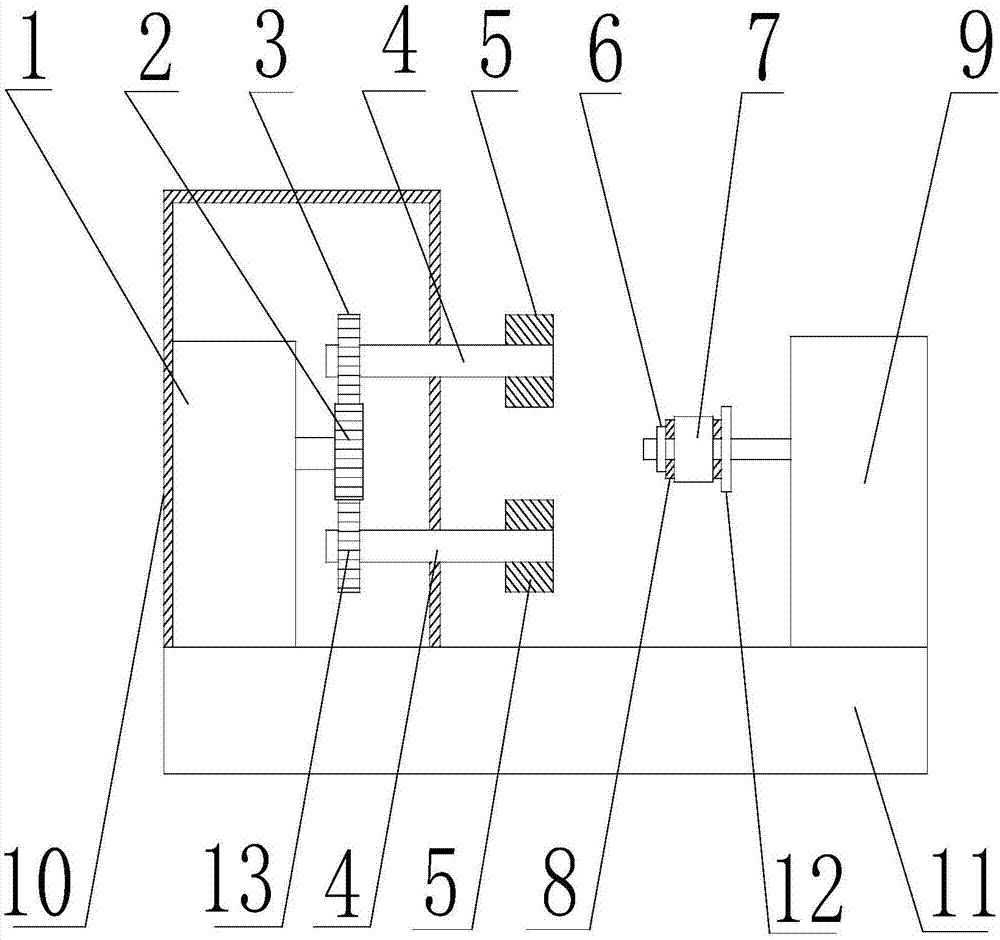 Burr removing mechanism applicable to burrs on outer wall of rectangular steel pipe