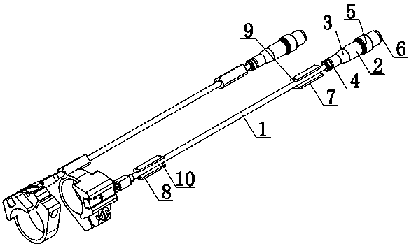 Buckle type electrode bar group