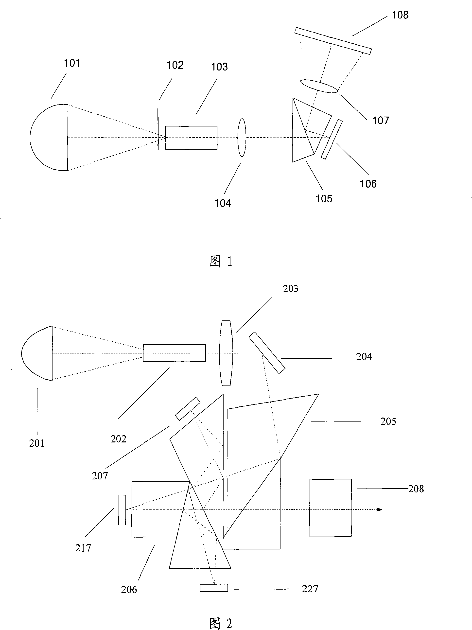 Total internal reflection color-combination prism and manufacture method