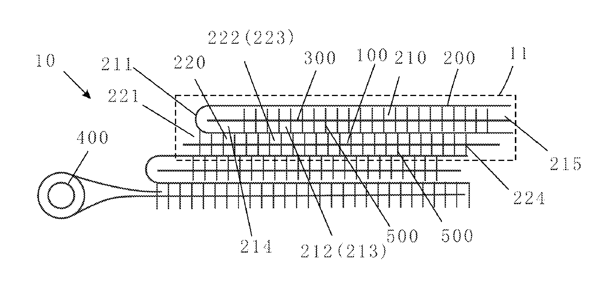 Spiral wound reverse osmosis membrane element