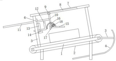 Code spraying device for fresh corn packaging bag