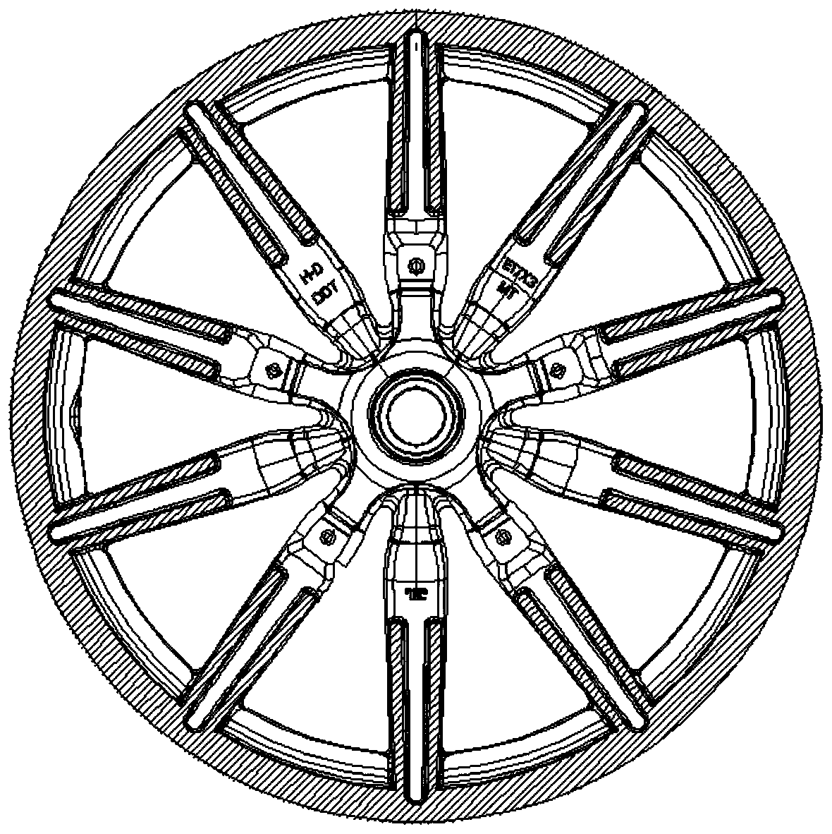 Motorcycle hub composite electroplating method