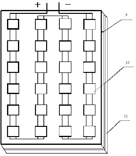 Solar energy lighting device for apartment