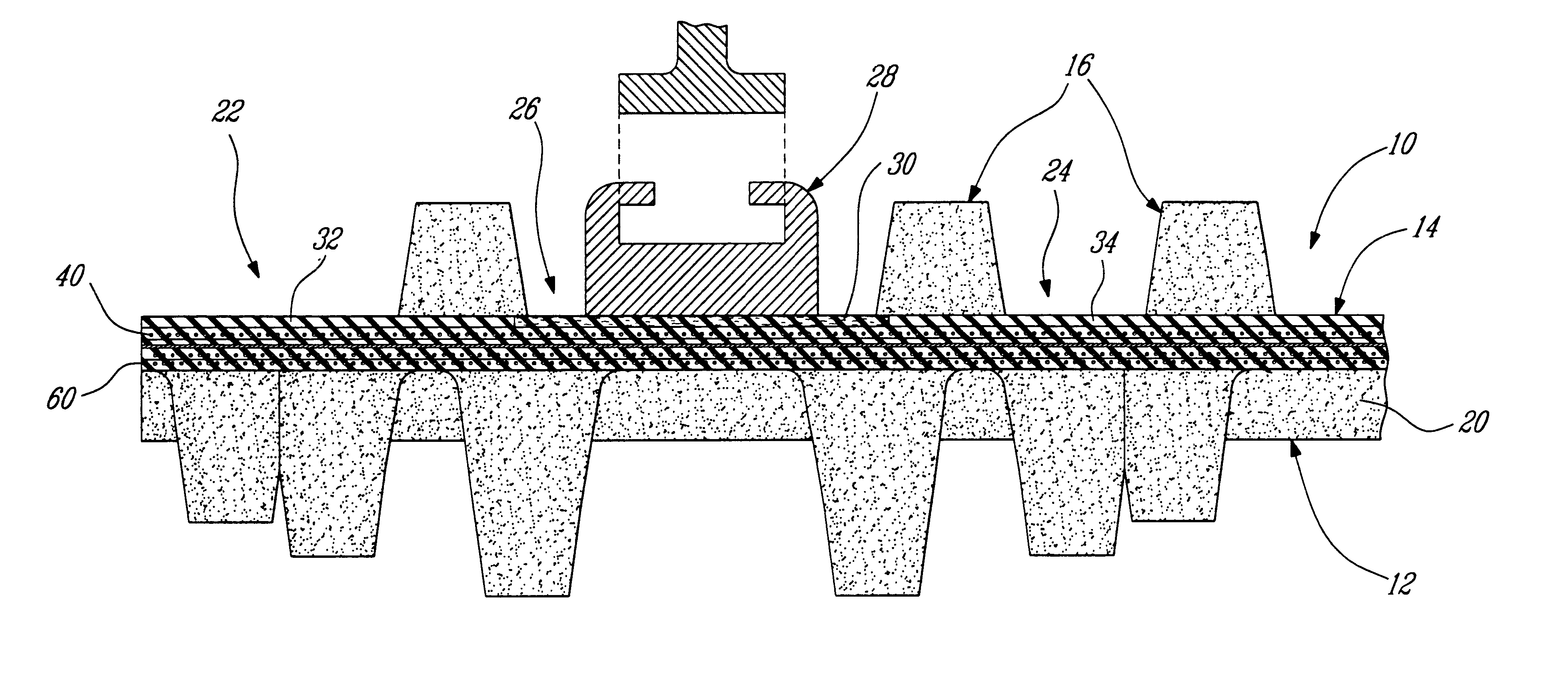 Snowmobile track belt