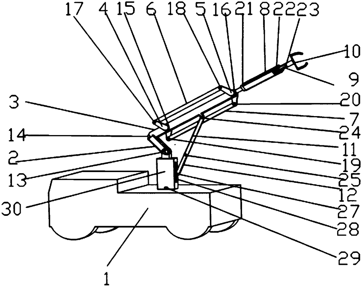 High-precision car stacking robot