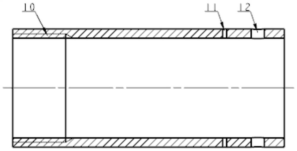 The central through hole can be opened and closed high and low voltage switching device