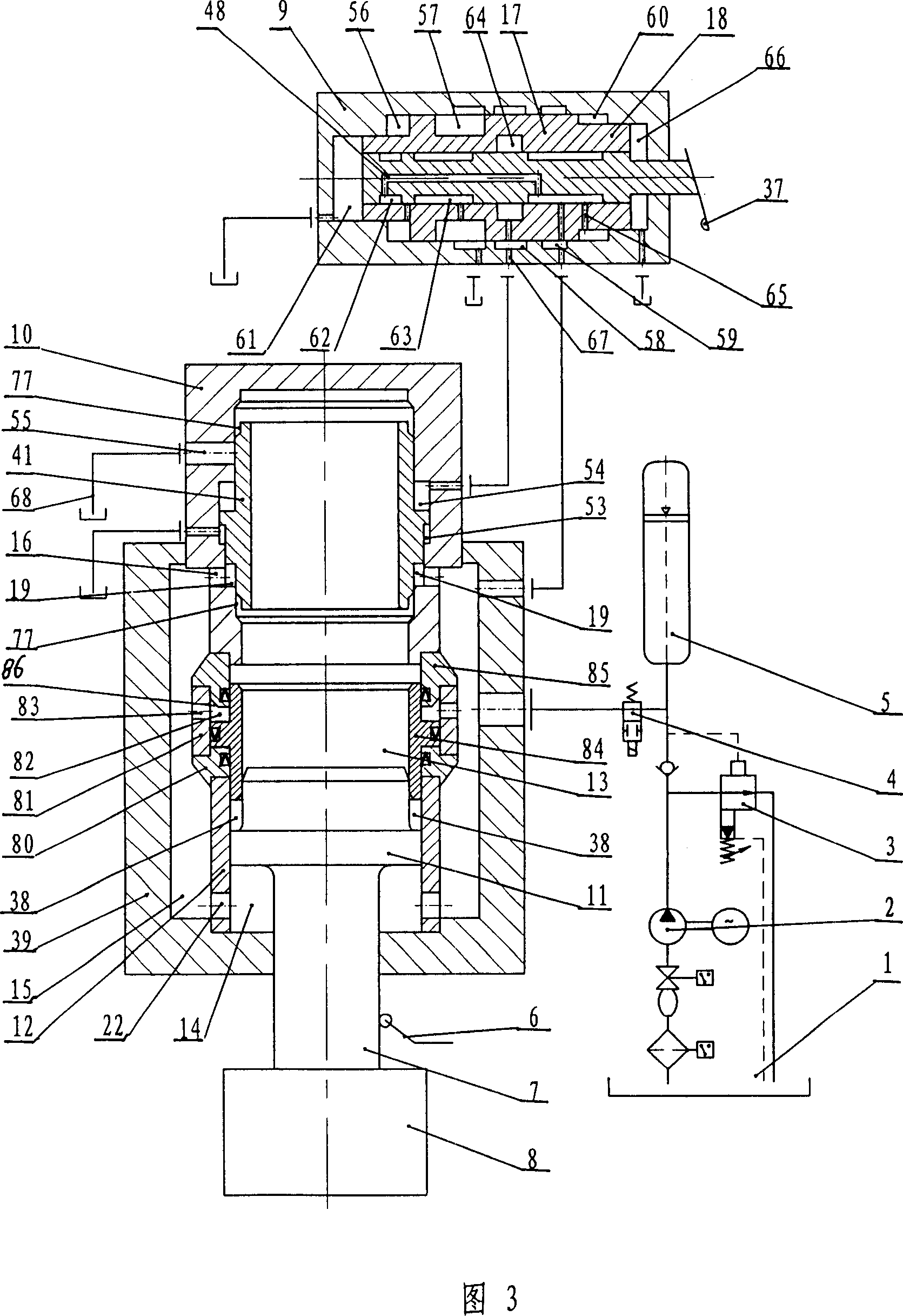 Electrohydraulic hammer