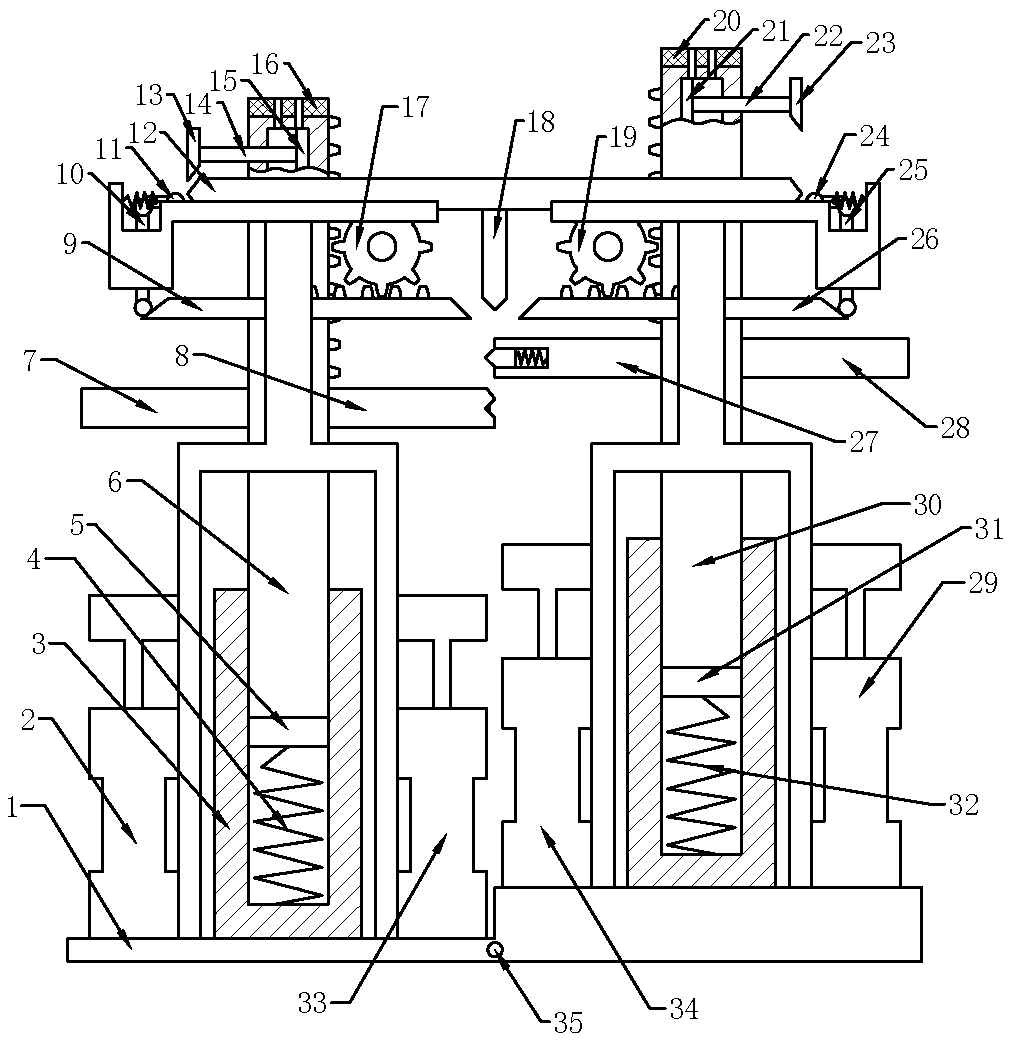 Base for cutting steel plate