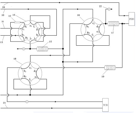 Detection device for detecting sulfur hexafluoride electrical equipment fault gas