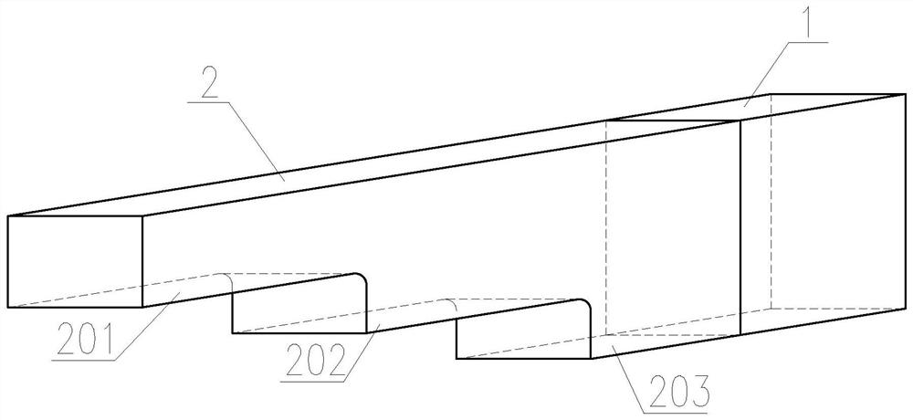 Long cantilever upper pier structure and method for medium and long span steel beam incremental launching construction