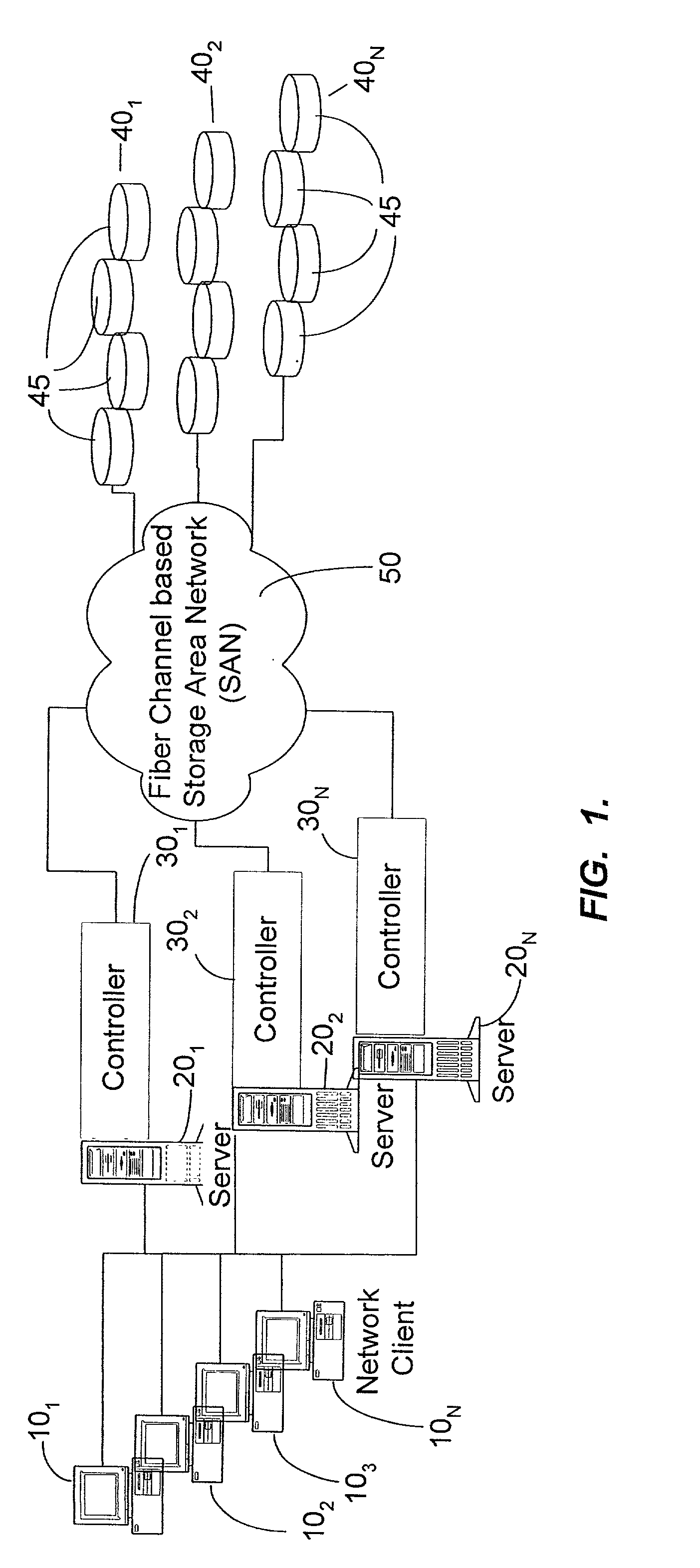 Methods and systems for implementing shared disk array management functions