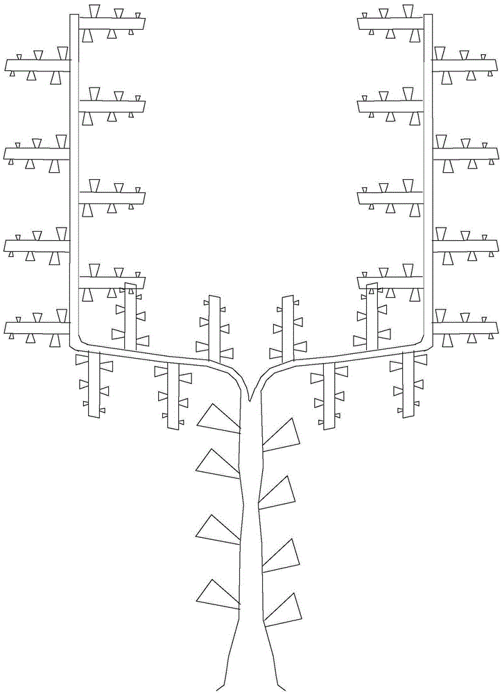 Tu-shape shaping and pruning technology of crystal grape slope