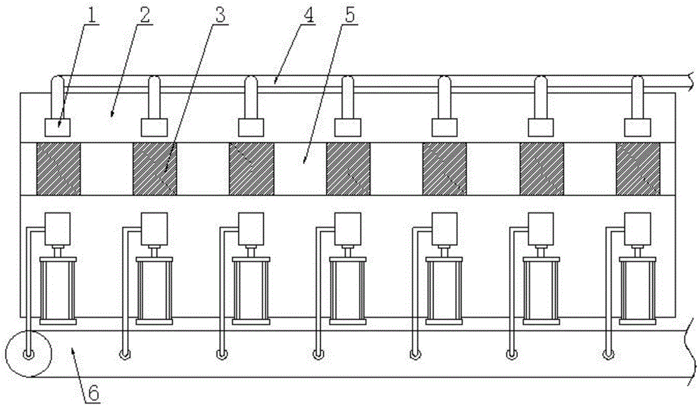 Electromechanical synchronous detection line for mechanical remote water meter