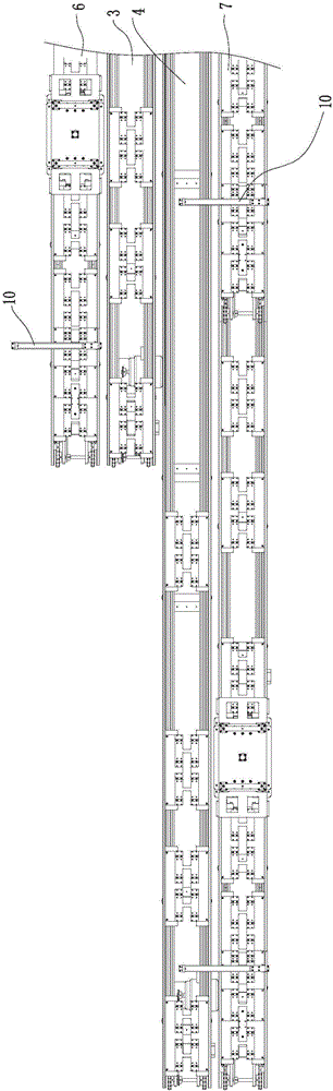 Automatic cell conveying line