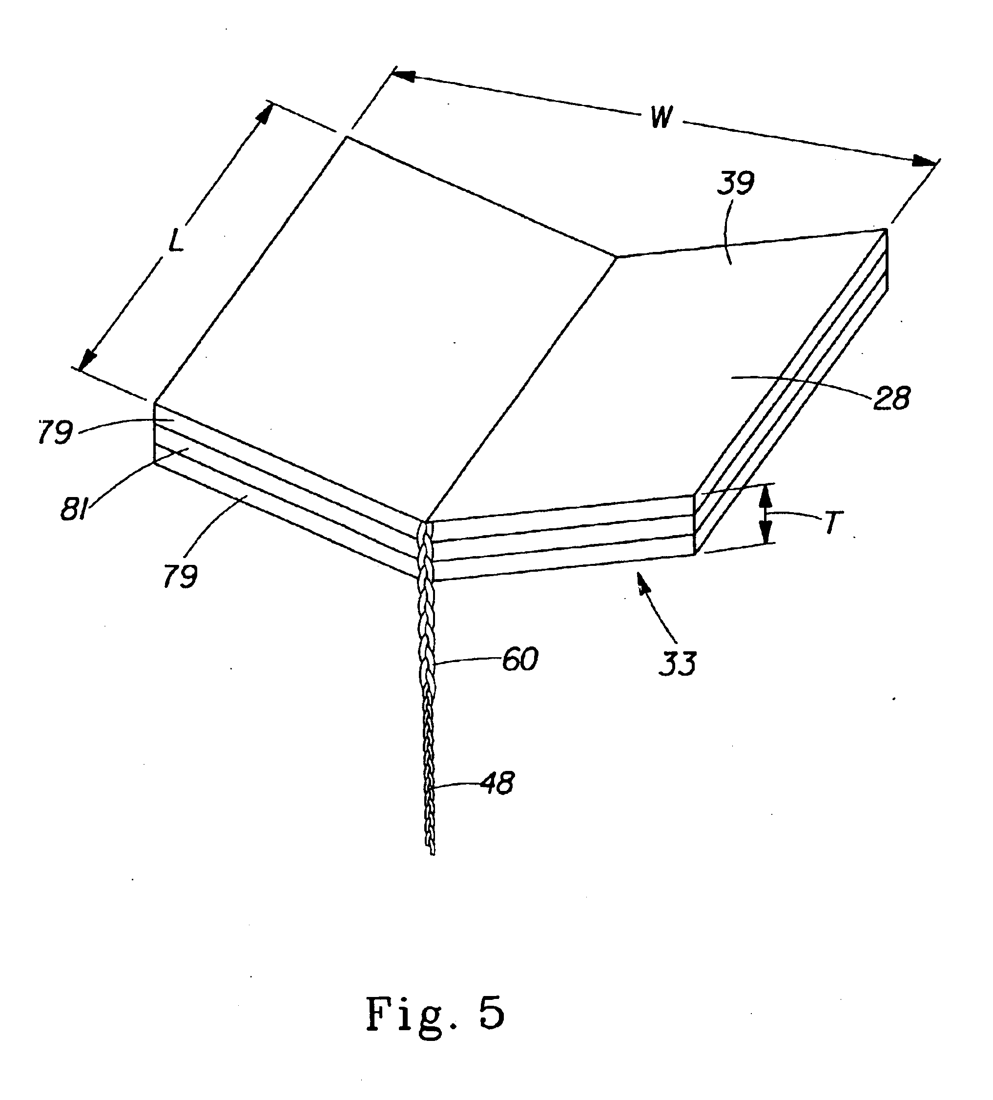 Protection tampon and method of making