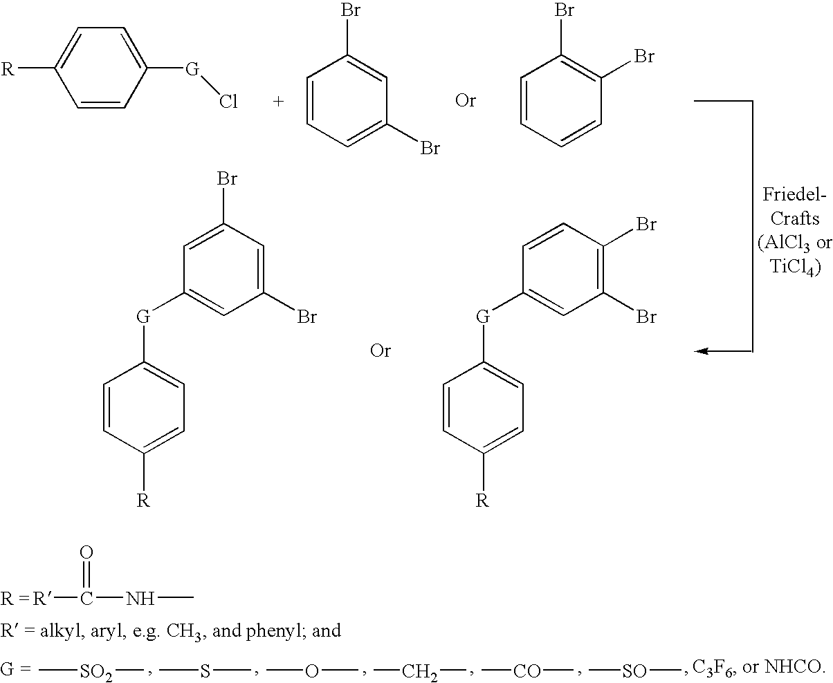 Oligomers with di-phenylethynyl endcaps