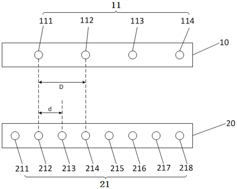 Magnetic charging data connection structure and magnetic charging data cable