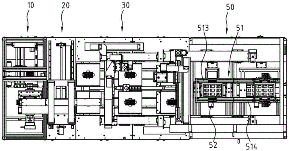 PCB splitting machine provided with stacking table