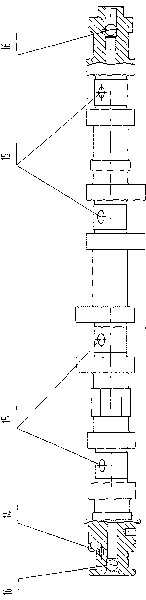 Test bench for tightness of oil conduit of engine camshaft