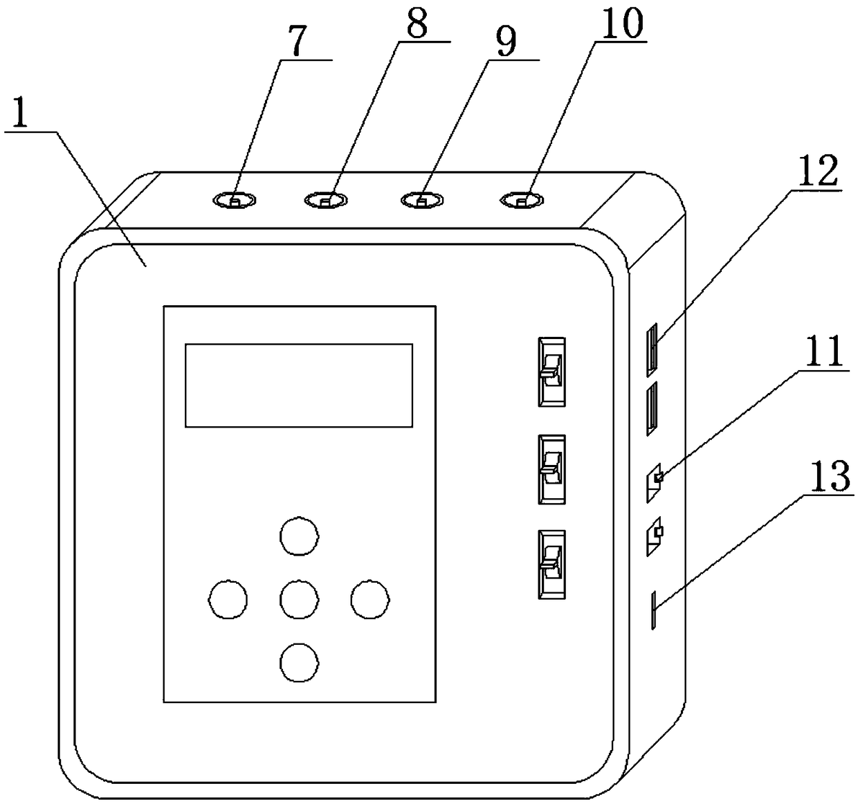 Shared communication terminal realizing WIFI emission by converting wired signal into wireless signal