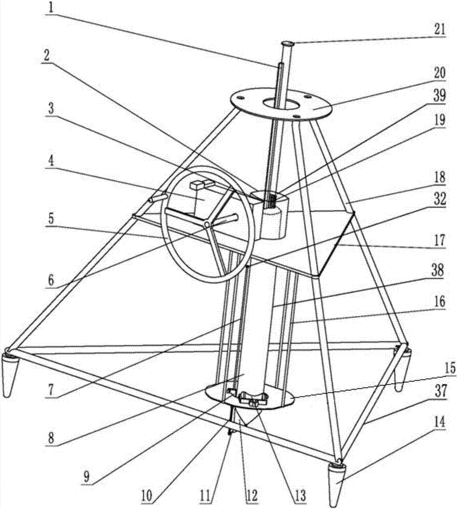 Trigger-type benthal deposit sampling device