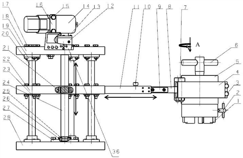 A metallographic sample preparation device