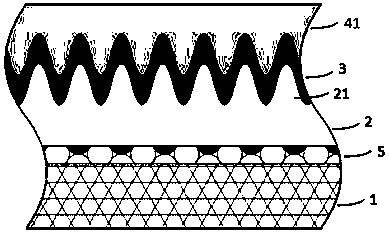 Hidden code holographic anti-counterfeiting film and manufacturing method and recognition system thereof